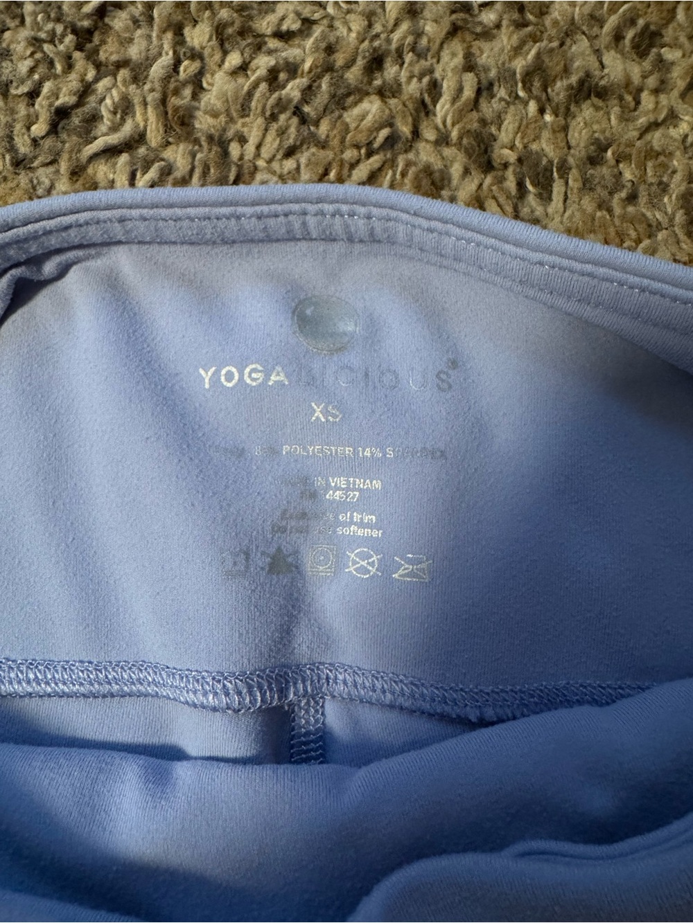 Yogalicious Light Blue High-Waist Pocket Leggings - Picture 3 of 3